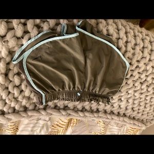 Army green nike pro shorts